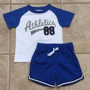 Carter’s Boys Athletics Tee Shirt and Active Shorts